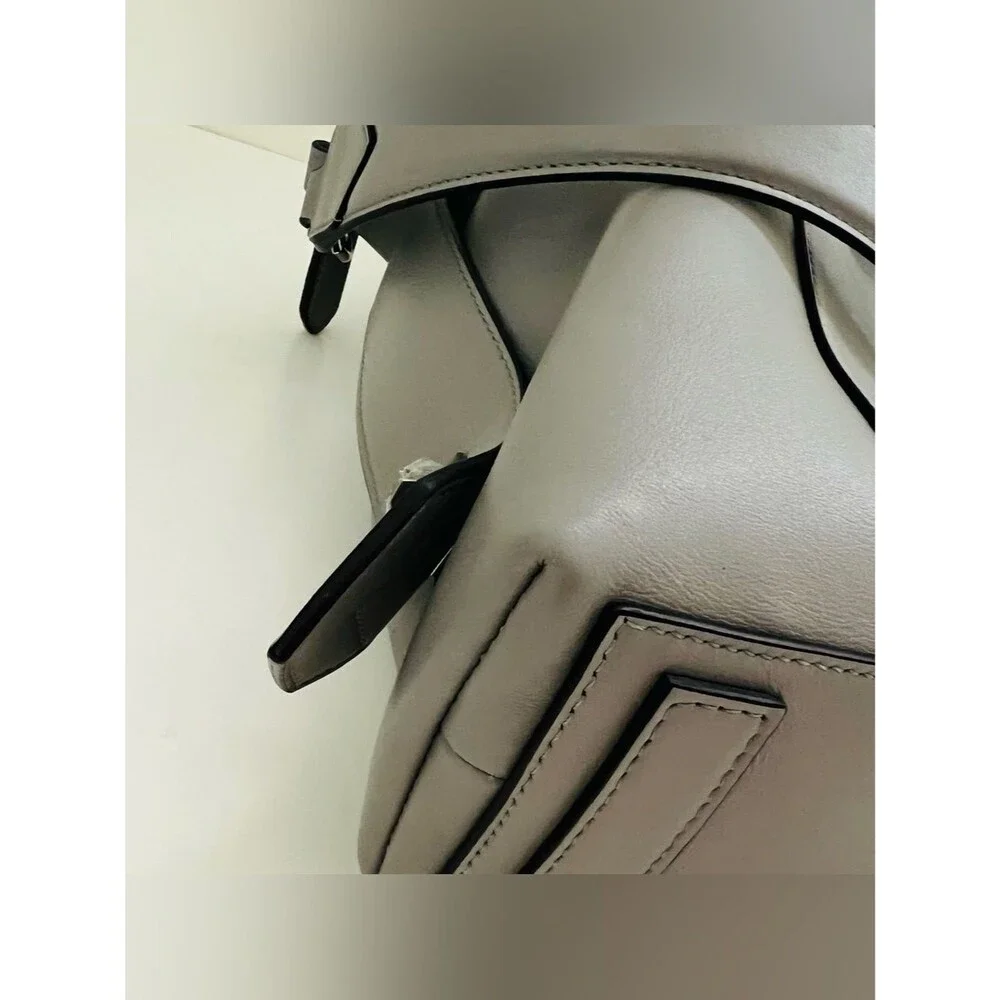 GIVENCHY Antigona Soft Medium Pearl Grey Leather Satchel
